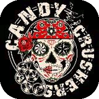 Candy Crushers Junior Roller Derby logo